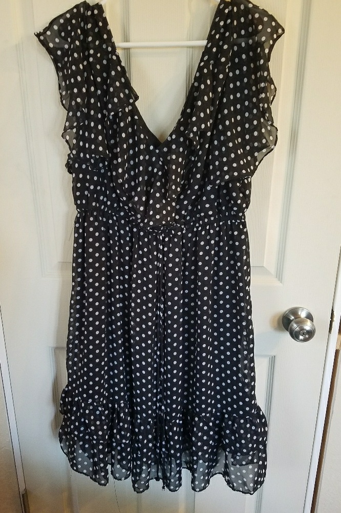 Black and White polka dot dress
